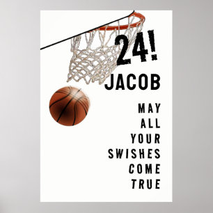 Poster d'évaluation de basket-ball personnalisé