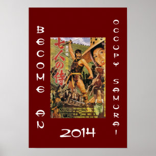 POSTER DEVENIR ET OCCUPER SAMURAI 2014