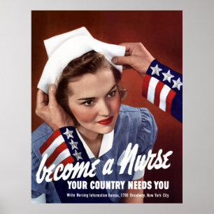 Poster Devenir infirmière