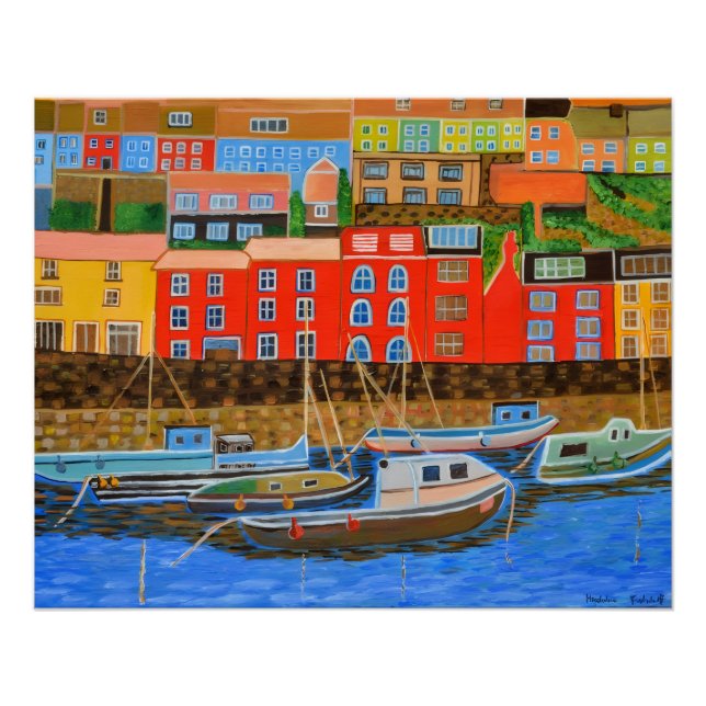 Poster Devon Brixham (Devant)