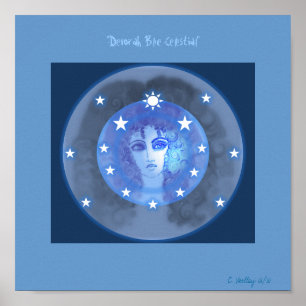 Poster "Devorah Blue Celestial"