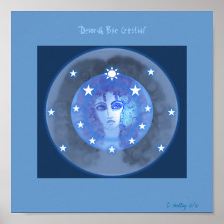 Poster "Devorah Blue Celestial"