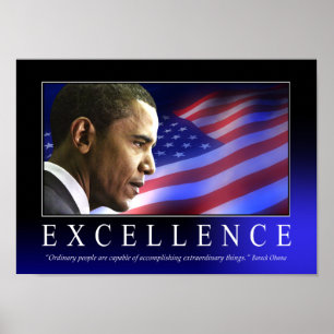 Poster d'excellence Barack Obama
