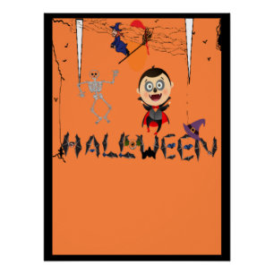 Poster d'Halloween 2 (Conçu par Kriyas Collection)