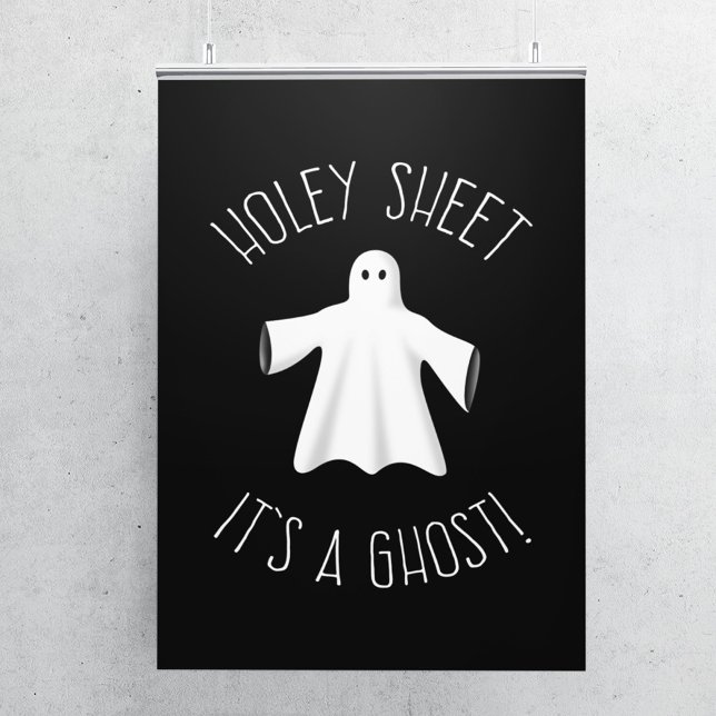 Poster d'Halloween amusant - Holey Sheet C'est un  (Créateur téléchargé)