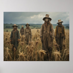 Poster d'Halloween Scarecrow