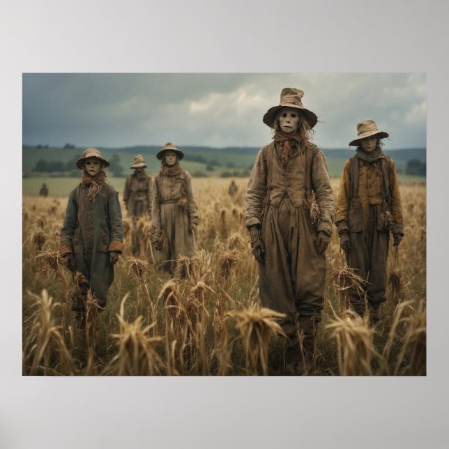 Poster d'Halloween Scarecrow (Devant)