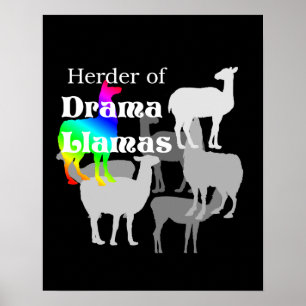 Poster d'Herder Llama Drama