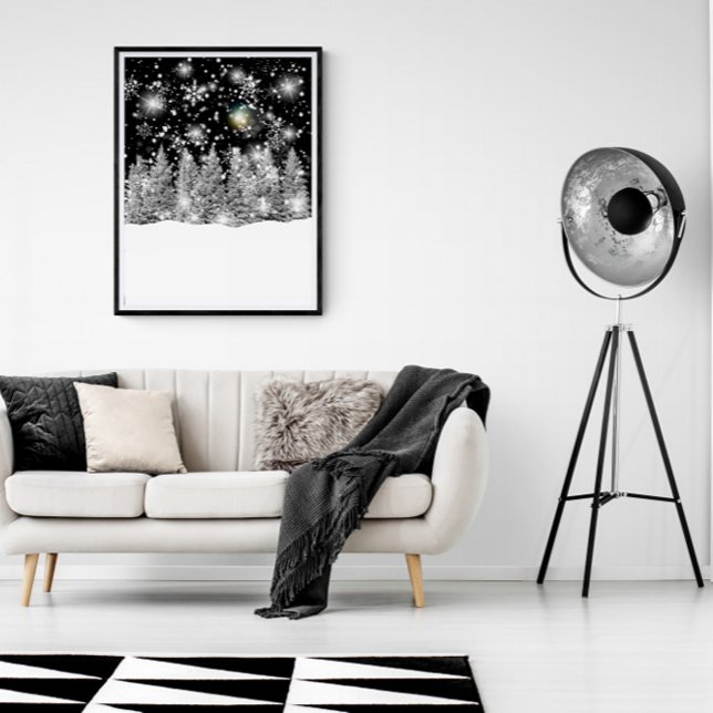 Poster d'hiver Solstice Snowfall (Inspired Look)