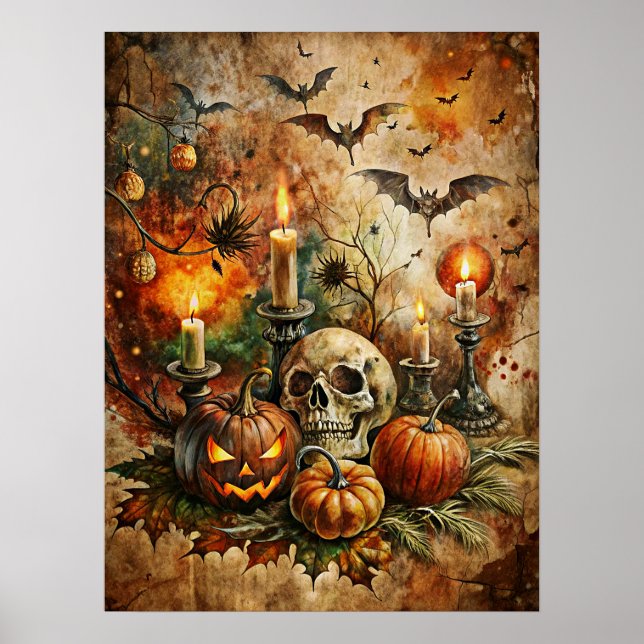 Poster d'horreur d'Halloween (Devant)