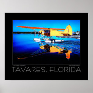 Poster d'hydravion Tavares Florida Fine Art