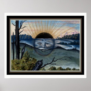 Poster Diagramme 16x20 d'alchimie du Delta du Nil