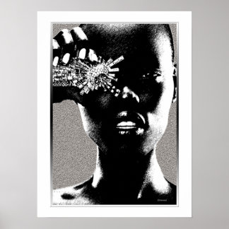 Poster Diamant de mode africain