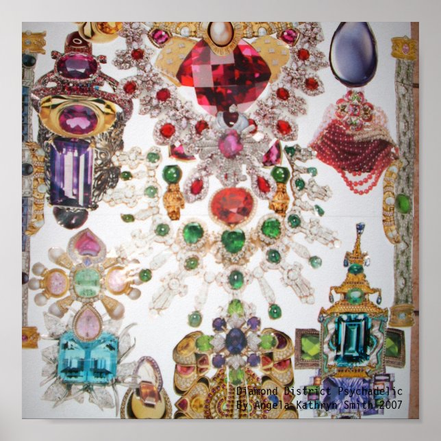 Poster Diamond District Psychadelic (Devant)