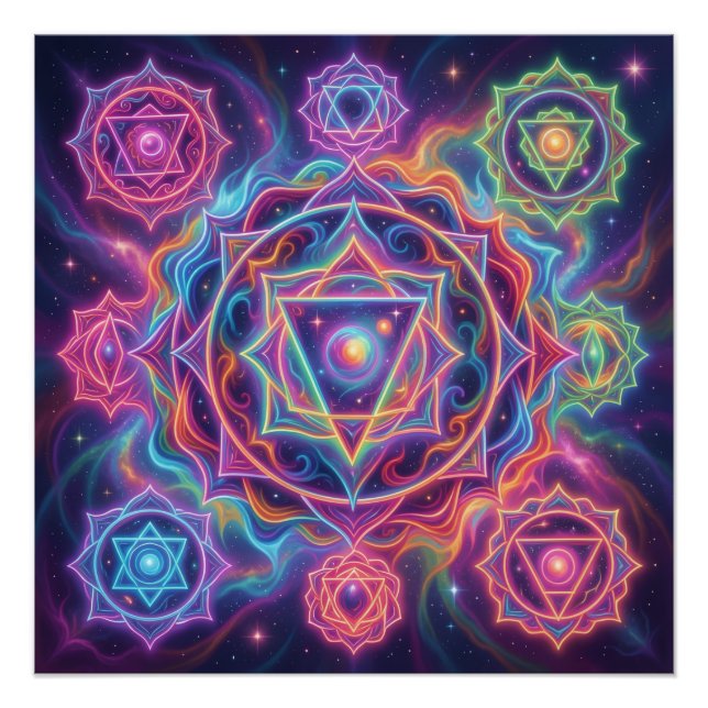 Poster Die 7 Chakren´10 (Devant)