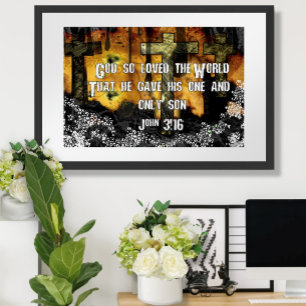 Poster Dieu Aimait Si Bien Le Monde