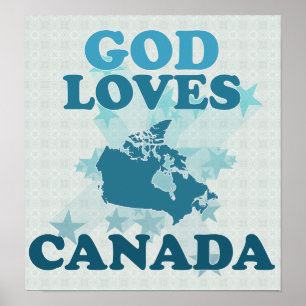 Poster Dieu aime Canada