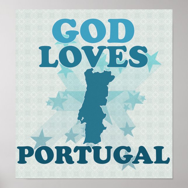 Poster Dieu aime le Portugal (Devant)