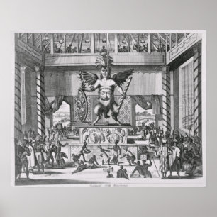 Poster Dieu mexicain Huitzilopochtli