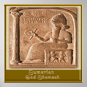 Poster Dieu sumérien Samash