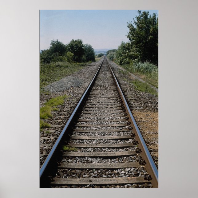 Poster Diffused railway line (Devant)