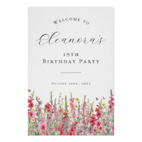 DIGITAL 19 Anniversaire Août Fleur de naissance Bi
