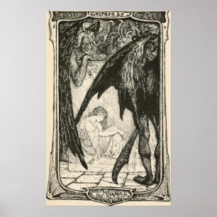 Poster d'illustration du livre Dark Vintage Fairy