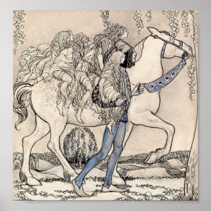 Poster d'illustration du livre vintage Fairy