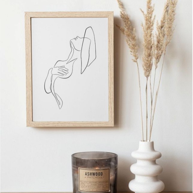 Poster d'illustration moderne pour femme d'Art Lin (Créateur téléchargé)