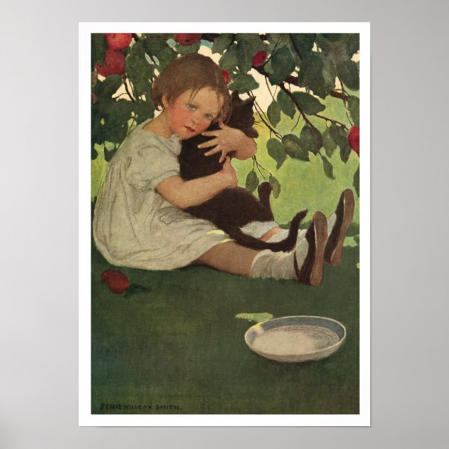 Poster d'illustration pour enfants vintage ou impr (Devant)