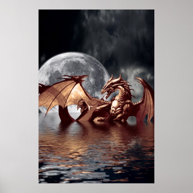 Poster d'Imaginaire Dragon & Moon (Devant)