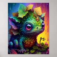 Poster d'Imaginaire du Monstre de la Grenouille Cu