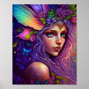 Poster d'Imaginaire Fairy coloré