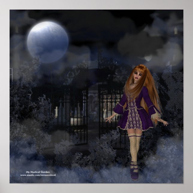 Poster d'Imaginaire gothique du soir Imprimer (Devant)