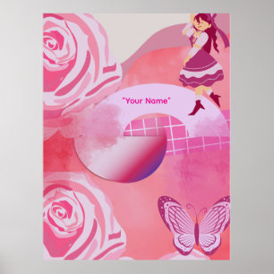 Poster d'Imaginaire rose esthétique Dreamscape