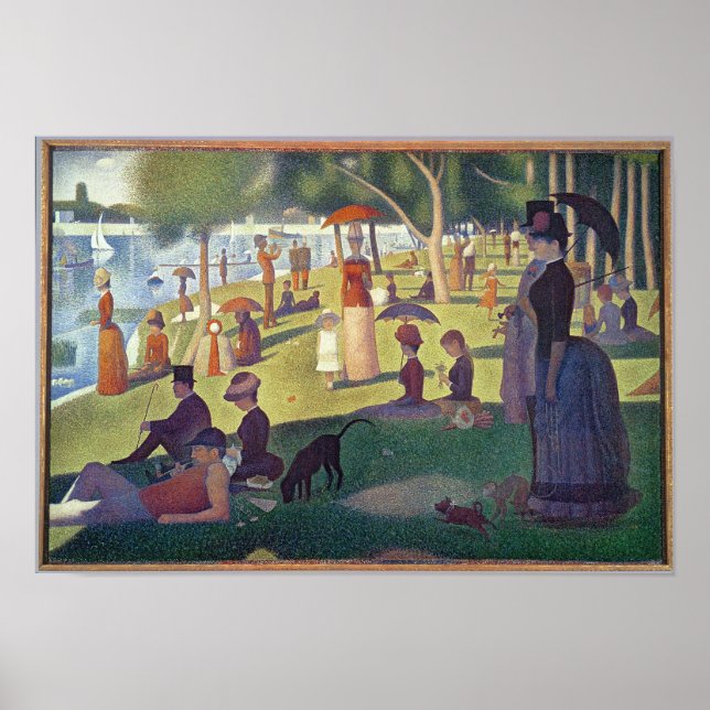 Poster Dimanche après-midi sur l'île de La Grande (Devant)