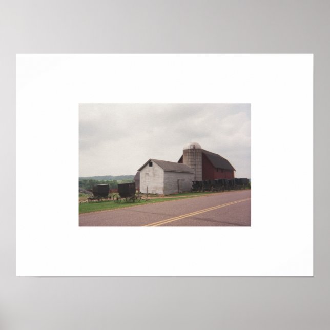 Poster Dimanche matin Rassemblement Amish (Devant)