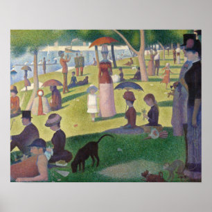 Poster Dimanche sur La Grande Jatte Seurat Peinture