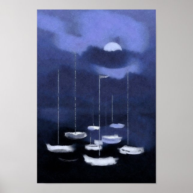 Poster d'impression Blue Harbour Art (Devant)