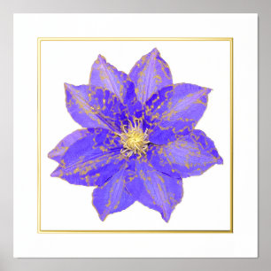 Poster d'impression Clematis Foil Accent