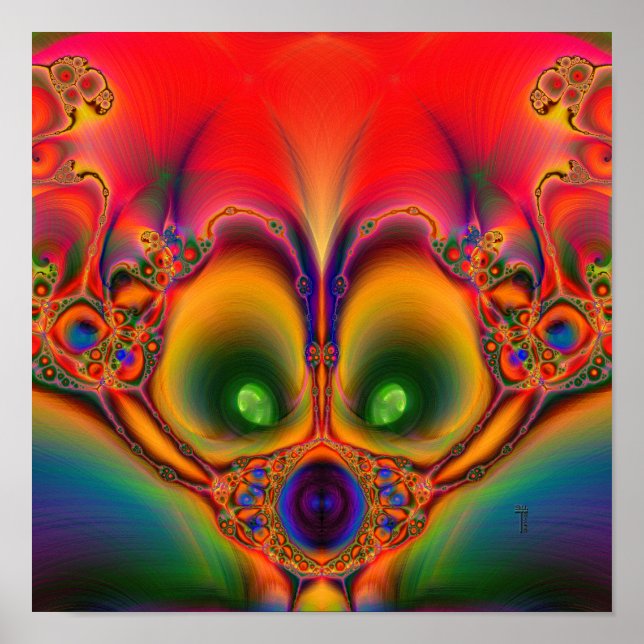 Poster d'impression d'art muselé (12 po x 12 po) (Devant)