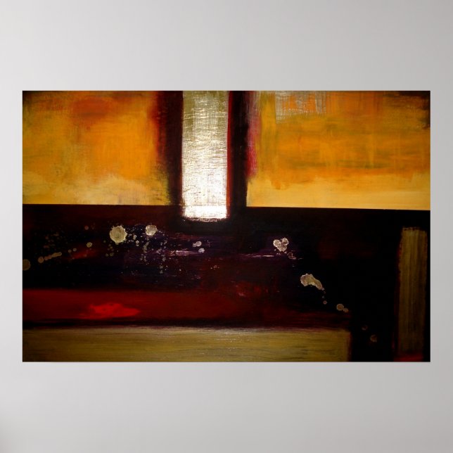 Poster d'impression d'art rectangles Abstraites ho (Devant)