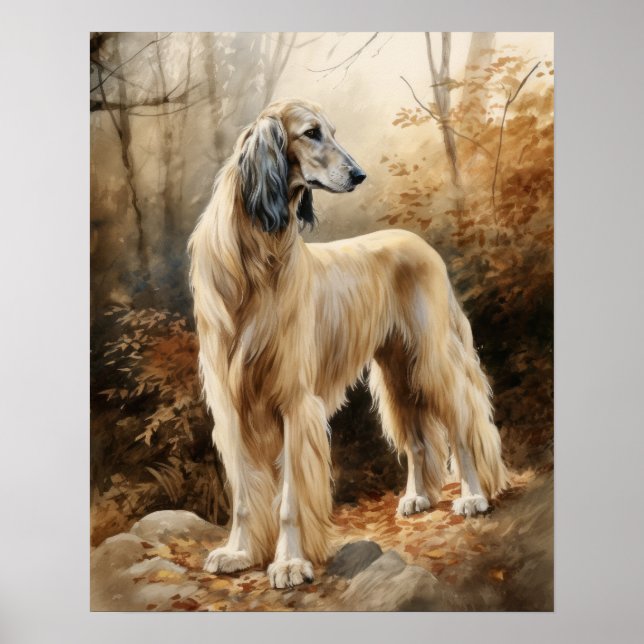 Poster d'impression de l'Art de chien de chien de  (Devant)