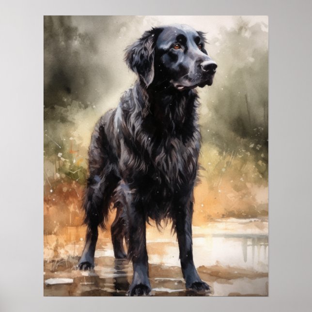Poster d'impression de l'art de chien de l'outil d (Devant)