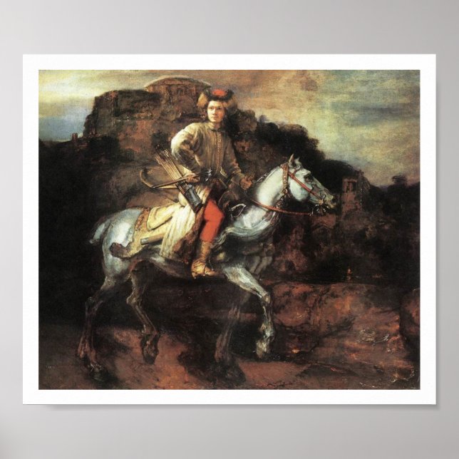 Poster d'impression de l'art Vintage du pilote pol (Devant)