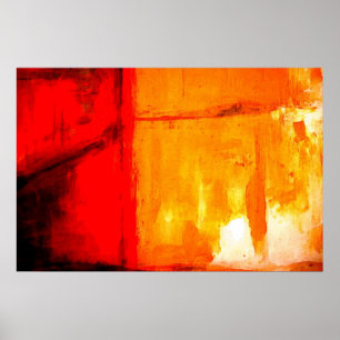 Poster d'impression de peinture Abstraite moderne