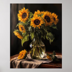Poster d'impression de Sunflower Art