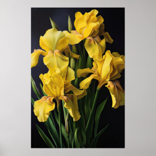 Poster d'impression d'images de fleurs irlandaises