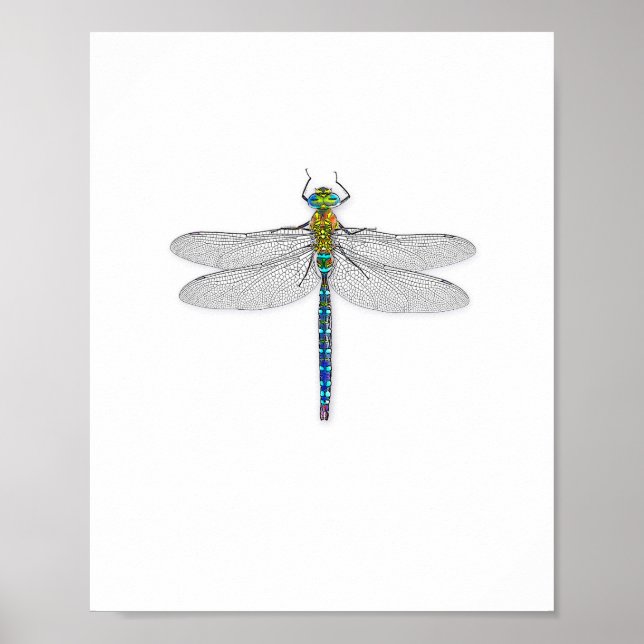 Poster d'impression Dragonfly Art (Devant)