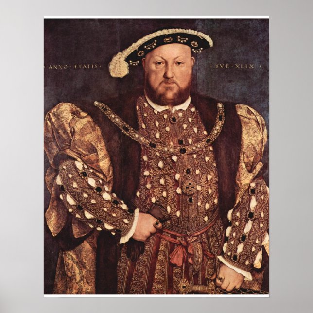 Poster d'impression en toile King Henry VIII (Devant)